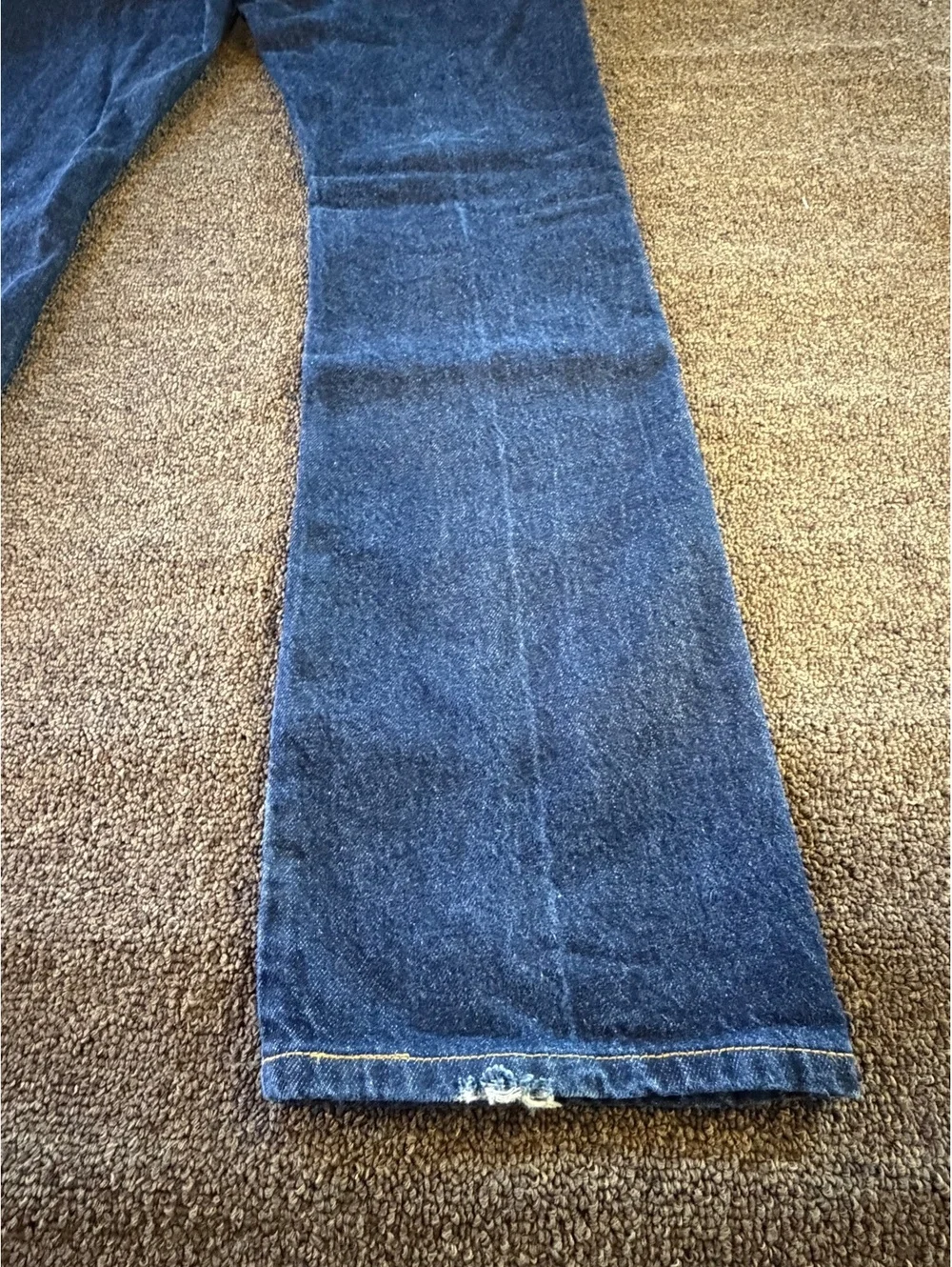 05 vintage Levi’s 517 Boot Cut Jeans Men’s 33x36 Made USA 100% Cotton Blue Denim